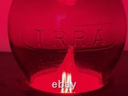 Terminal Railroad Association Of St Louis Handlan Lantern Red Cast TRRA Globe