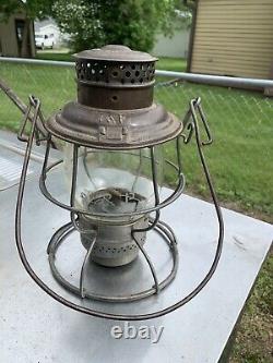 Texas & Pacific Railroad Lantern WithMarked Globe