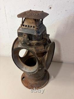 The ADLAKE Non-Sweating Lamp Chicago Railroad Train Switch Lantern