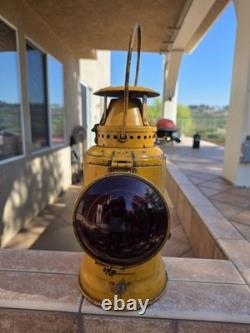 The ADLAKE Non-Sweating Lamp Chicago Railroad Train Switch Lantern