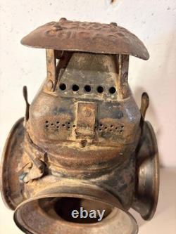 The ADLAKE Non-Sweating Lamp Chicago Railroad Train Switch Lantern