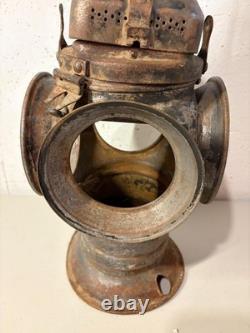 The ADLAKE Non-Sweating Lamp Chicago Railroad Train Switch Lantern