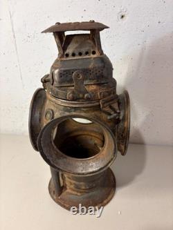 The ADLAKE Non-Sweating Lamp Chicago Railroad Train Switch Lantern