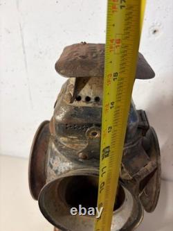 The ADLAKE Non-Sweating Lamp Chicago Railroad Train Switch Lantern