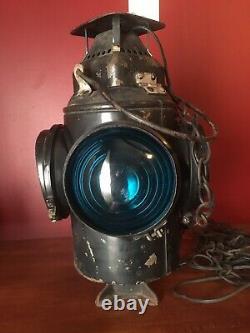 The Adlake Non Sweating Lamp Chicago Vintage 4 Way Railroad Light (16)