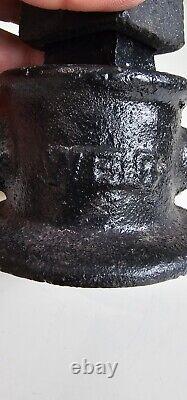 The Ironton RR Railroad Switch Signal Stand Lamp Fork Mount Adapter Base Lantern