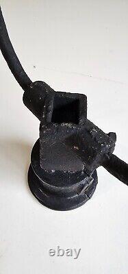 The Ironton RR Railroad Switch Signal Stand Lamp Fork Mount Adapter Base Lantern