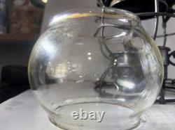 The Michigan Railroad Kerosene Lantern Lamp Clear Glass Globe Bail Handle Chain