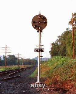 Train signal railroad position light