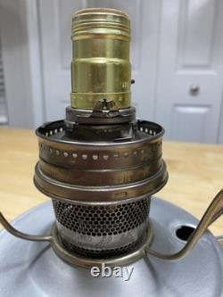 Two Aladdin Railroad Caboose Electric Oil Lamp Model 21 C Wall Mount Bracket 21C