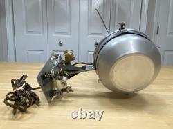 Two Aladdin Railroad Caboose Electric Oil Lamp Model 21 C Wall Mount Bracket 21C