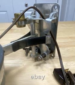 Two Aladdin Railroad Caboose Electric Oil Lamp Model 21 C Wall Mount Bracket 21C