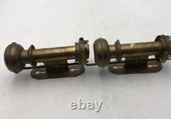 Two Western Railway Carriage Lamp, Wall Lamp, Hanging Light Brass Sconce