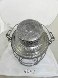 UNION PACIFIC RAILROAD LANTERN Clear Cast Lantern Globe