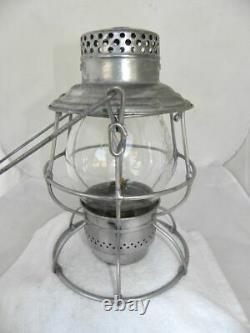 UNION PACIFIC RAILROAD LANTERN Clear Cast Lantern Globe