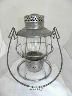 UNION PACIFIC RAILROAD LANTERN Clear Cast Lantern Globe