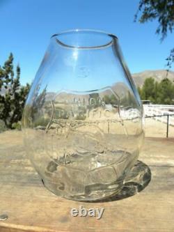 UNION PACIFIC RAILROAD LANTERN Clear Cast Lantern Globe