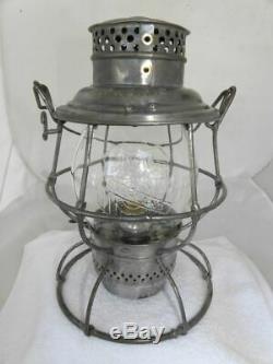 UNION PACIFIC RAILROAD LANTERN Clear Cast Overland Route Lantern Globe