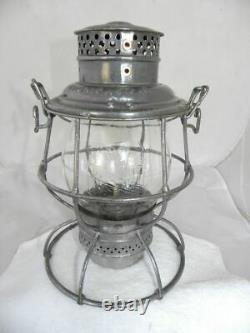 UNION PACIFIC RAILROAD LANTERN Clear Cast Overland Route Lantern Globe