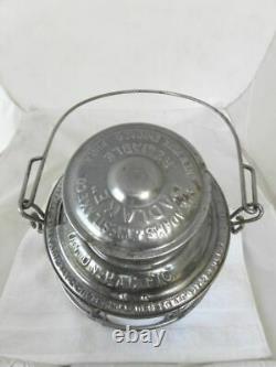 UNION PACIFIC RAILROAD LANTERN Clear Cast Overland Route Lantern Globe