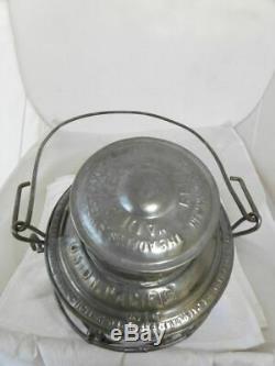 UNION PACIFIC RAILROAD LANTERN Clear Cast Overland Route Lantern Globe