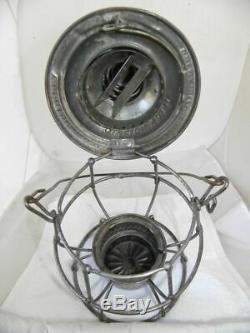 UNION PACIFIC RAILROAD LANTERN Clear Cast Overland Route Lantern Globe