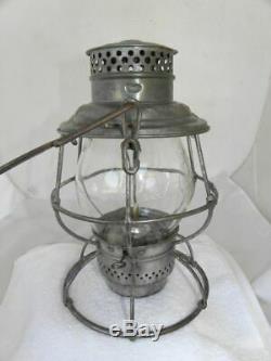 UNION PACIFIC RAILROAD LANTERN Clear Cast Overland Route Lantern Globe