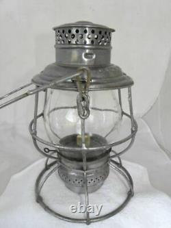 UNION PACIFIC RAILROAD LANTERN Clear Cast Overland Route Lantern Globe