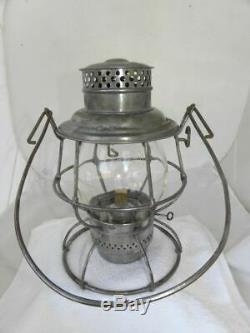 UNION PACIFIC RAILROAD LANTERN Clear Cast Overland Route Lantern Globe