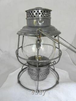 UNION PACIFIC RAILROAD LANTERN Clear Cast Overland Route Lantern Globe