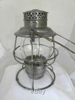 UNION PACIFIC RAILROAD LANTERN Clear Cast Overland Route Lantern Globe