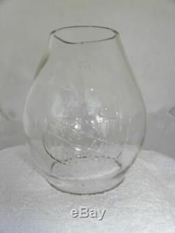 UNION PACIFIC RAILROAD LANTERN Clear Cast Overland Route Lantern Globe