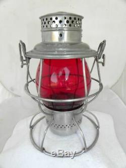 UNION PACIFIC RAILROAD LANTERN Signal Red Lantern Globe