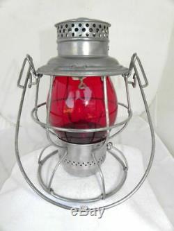 UNION PACIFIC RAILROAD LANTERN Signal Red Lantern Globe