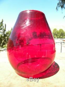 UNION PACIFIC RAILROAD LANTERN Signal Red Lantern Globe