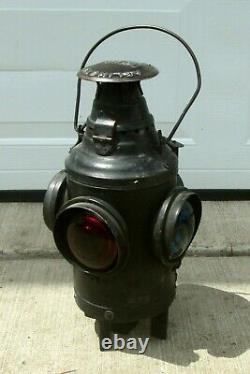 UNION PACIFIC RAILROAD SIGNAL LAMP by DRESSEL with Pot & Burner, Very Nice