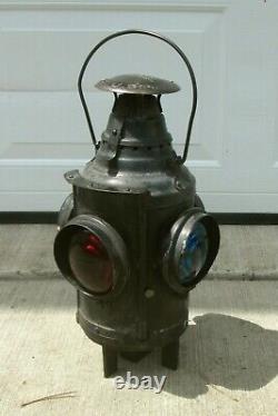 UNION PACIFIC RAILROAD SIGNAL LAMP by DRESSEL with Pot & Burner, Very Nice
