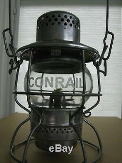 Unfired Conrail Adlake Kero railroad lantern Conrail globe