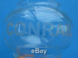 Unfired Conrail Adlake Kero railroad lantern Conrail globe