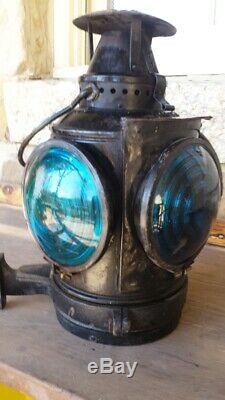 Union Pacific Railroad Caboose Lamp Lantern Adlake Non-Sweating Round Top UP RR