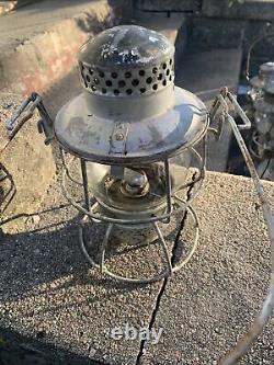 Union Pacific Railroad Lantern WithMarked Globe