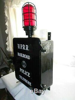 Union Pacific Railroad UPRR Police Call Box Telephone Phone Fire Alarm Gamewell