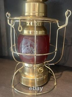 Union Pacific W. T. Kirkman Railroad Lantern Train Roseville Red Globe New