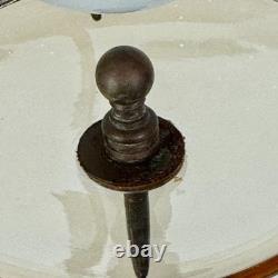 Unique Early 20th Century Industrial Table Lamp in Magical Railway Lantern Desig