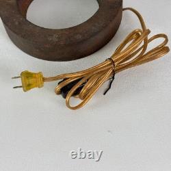 Unique Early 20th Century Industrial Table Lamp in Magical Railway Lantern Desig