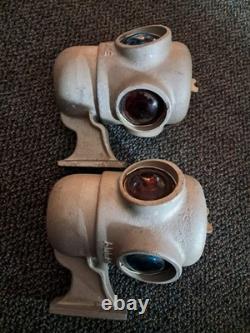 Unused Adlake Caboose Lights. From My Uncle who worked on Rock Island Railroad