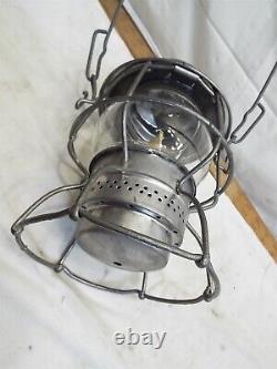 Unused Adlake Kero Clear Globe RR Railroad Lantern Train Lamp Light