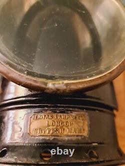VERITAS LAMP WORKS Railway Lantern British Make Rare Vintage Signal Light