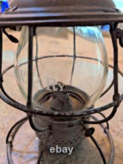 VERY RARE Antique Adlake Railroad Lantern O & W P Railway Oregon Water & Power