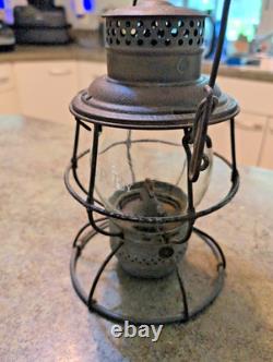VERY RARE Antique Adlake Railroad Lantern O & W P Railway Oregon Water & Power